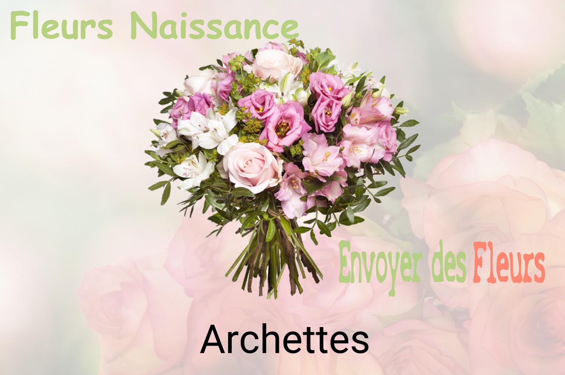 Bouquet de fleurs de naissance livré à Archettes